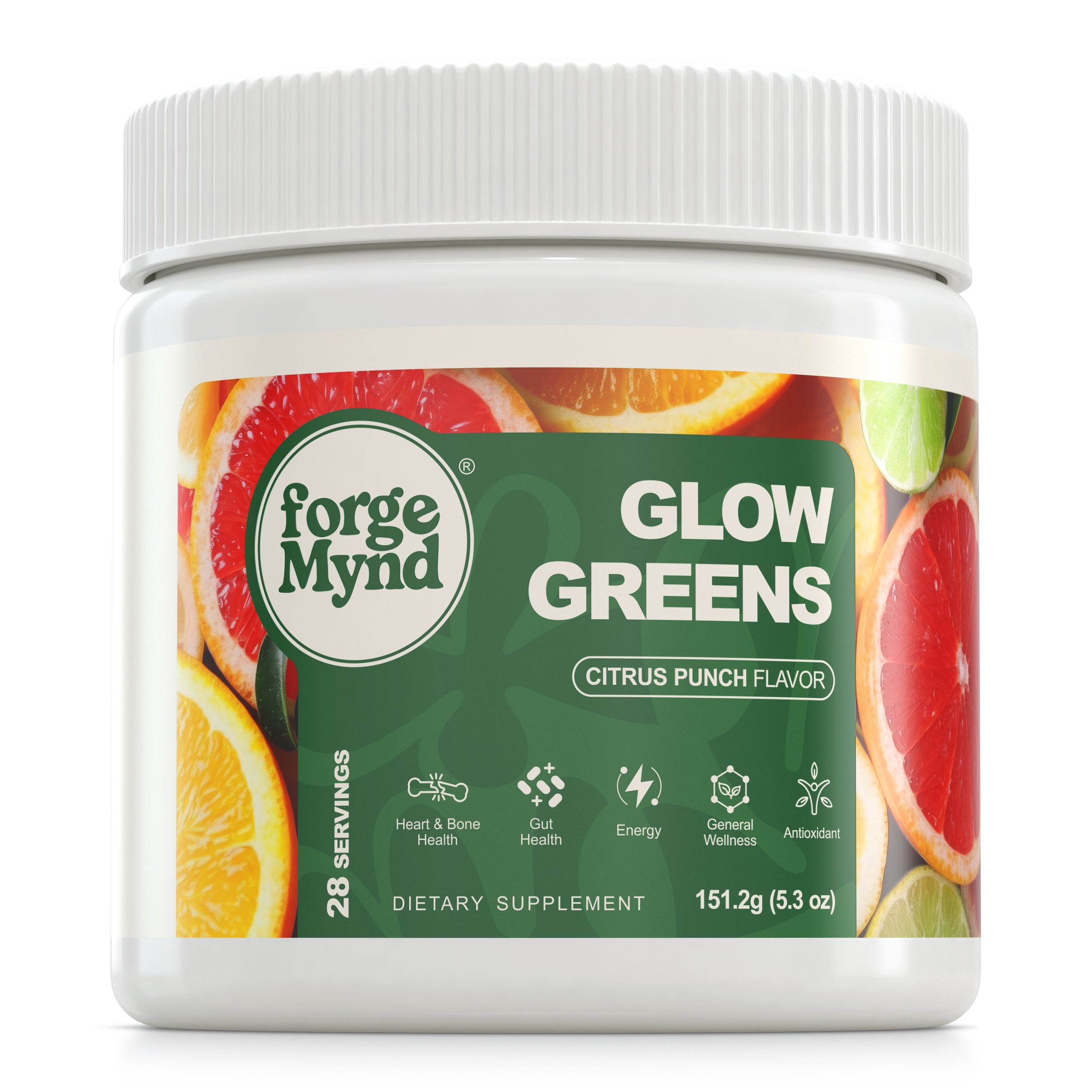 Glow Greens powder (Citrus Punch)