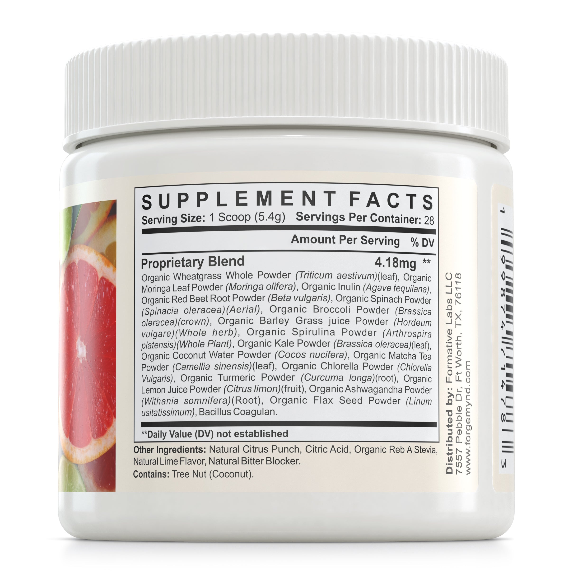 Glow Greens powder (Citrus Punch)